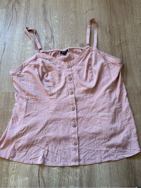 Torrid Blush Pink Button-Front Cami